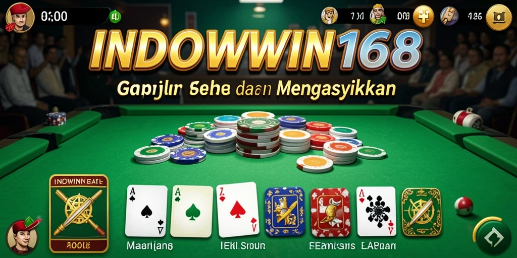 Screenshot menunjukkan gameplay Gaple yang dinamis dan menarik.