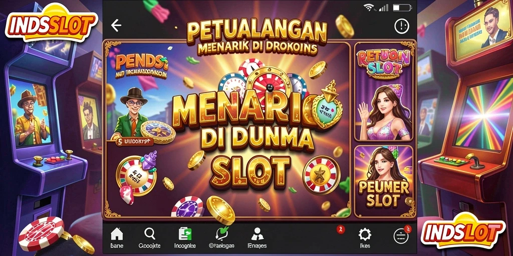 Screenshot gameplay INDSLOT menampilkan petualangan seru dan grafik menawan.