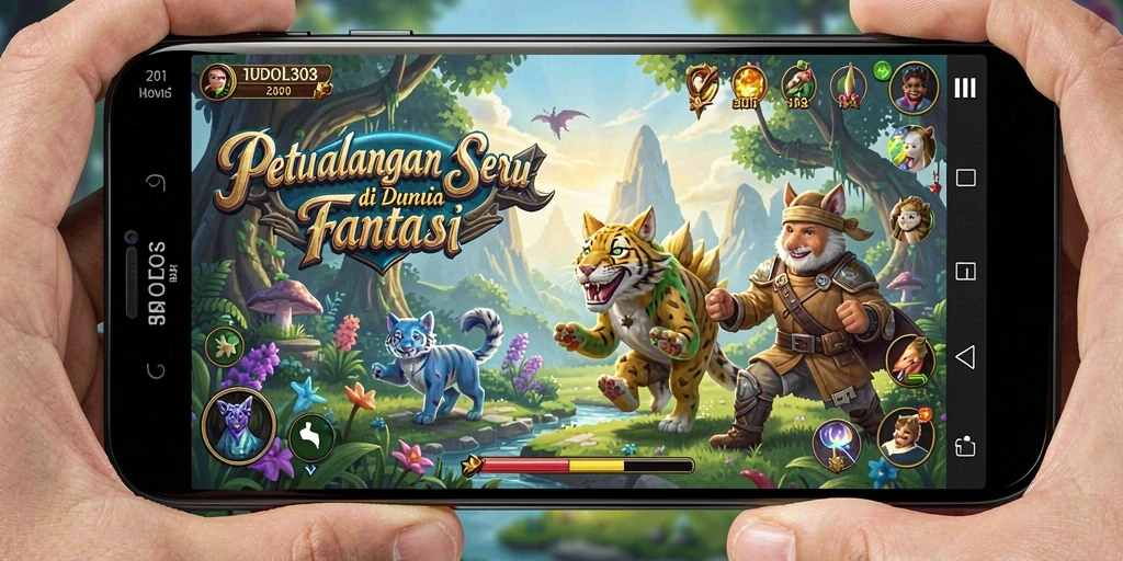 Tampilan menarik dari gameplay petualangan JUDOL303 dengan grafik yang memukau.