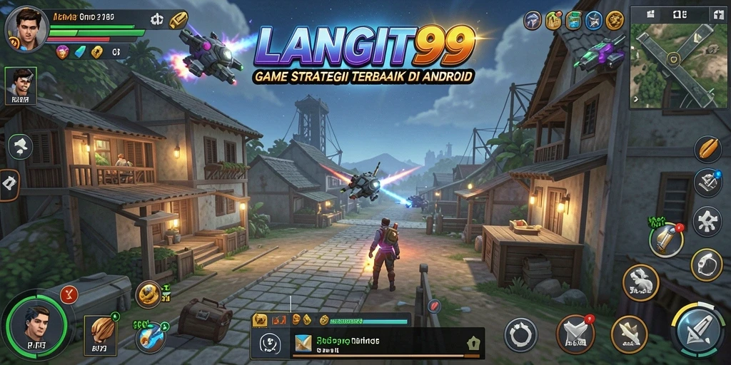 Tampilan gameplay LANGIT99 yang mendebarkan dan strategis.
