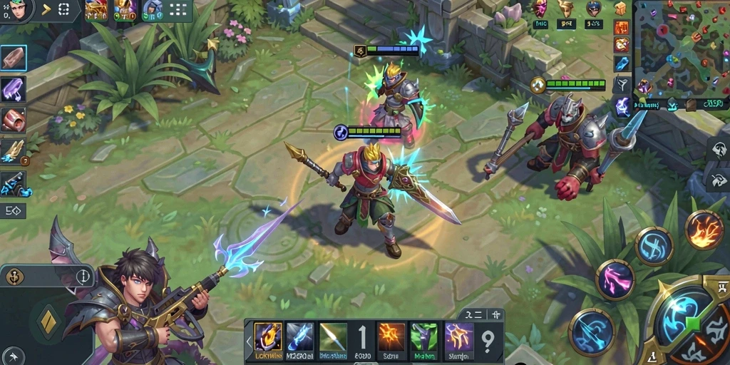 Gameplay seru dalam LUCKYMINO, penuh aksi dan strategi.