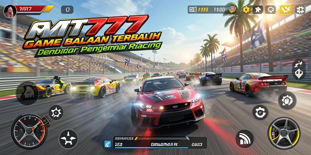 Tampilan gameplay balapan di MT777 yang memukau dan penuh aksi.