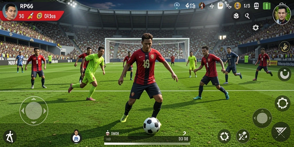 Tampilan gameplay RP66 yang dinamis dan menarik.